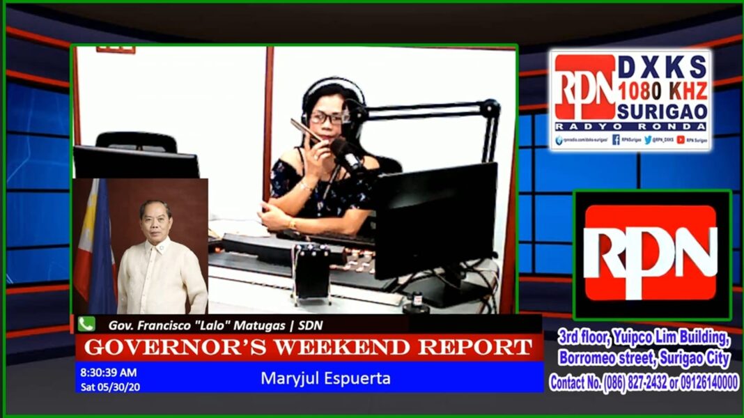 May 31 DXKS news-Governor Francisco Matugas
