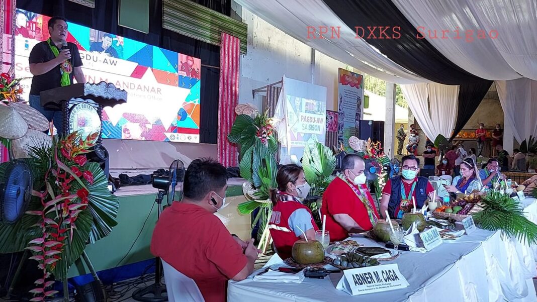FEb 11 DXKS news-PCOO Secretary Martin Andanar delivers his message to the people of Sison