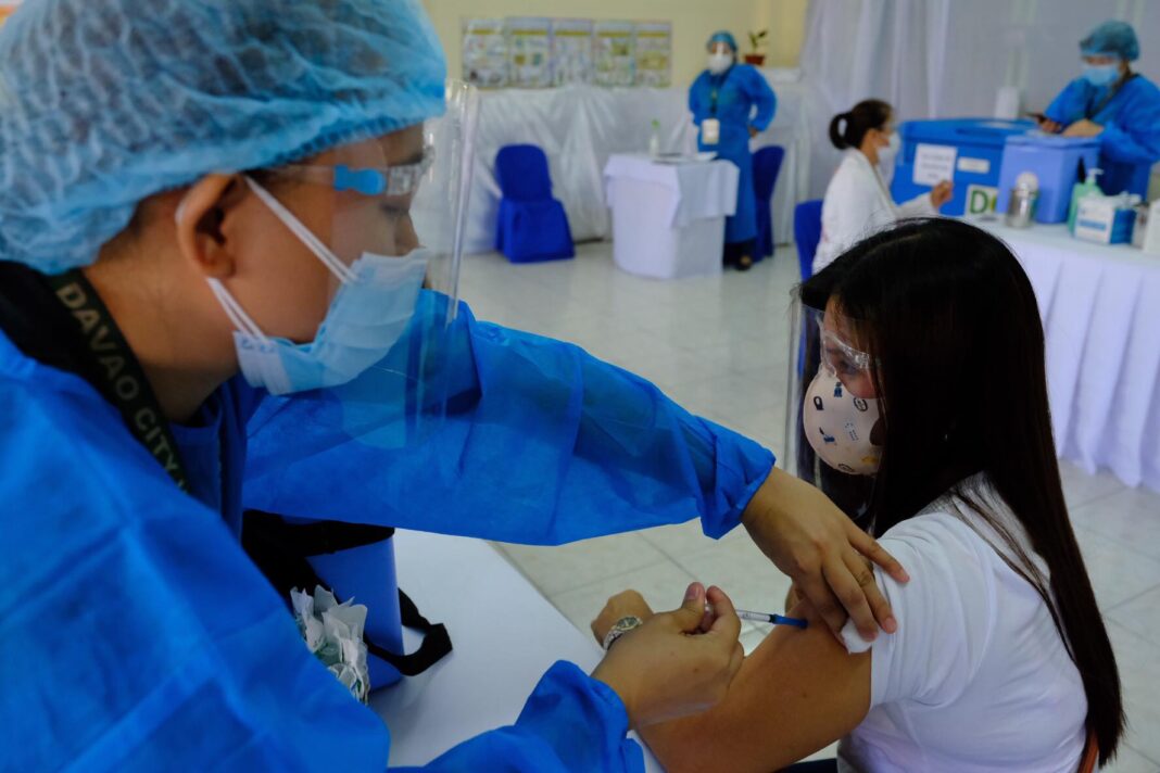 Davao City Government start Anti- Covid Vaccination on March 05, 2021.