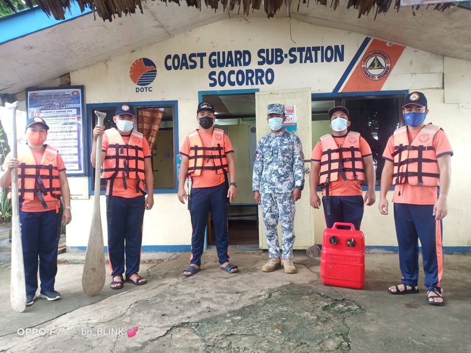 April 18 DXKS news-PCG IN SURIGAO DEL NORTE GEARS UP FOR TYPHOON BISING3