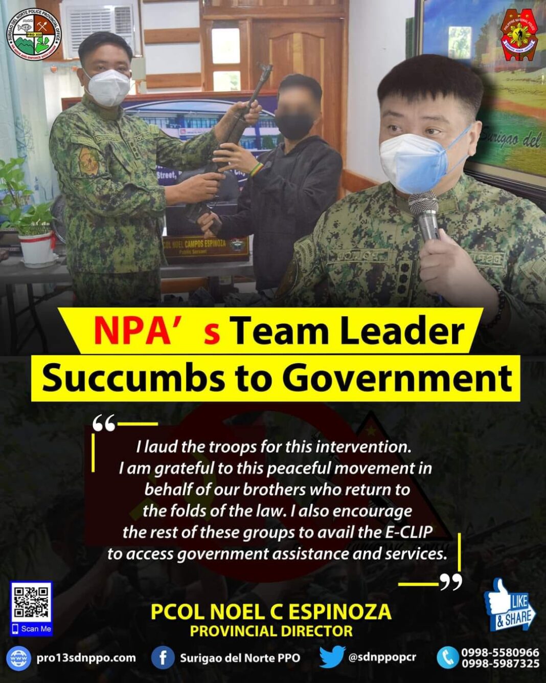 NPAs Team Leader Succumbs To Government