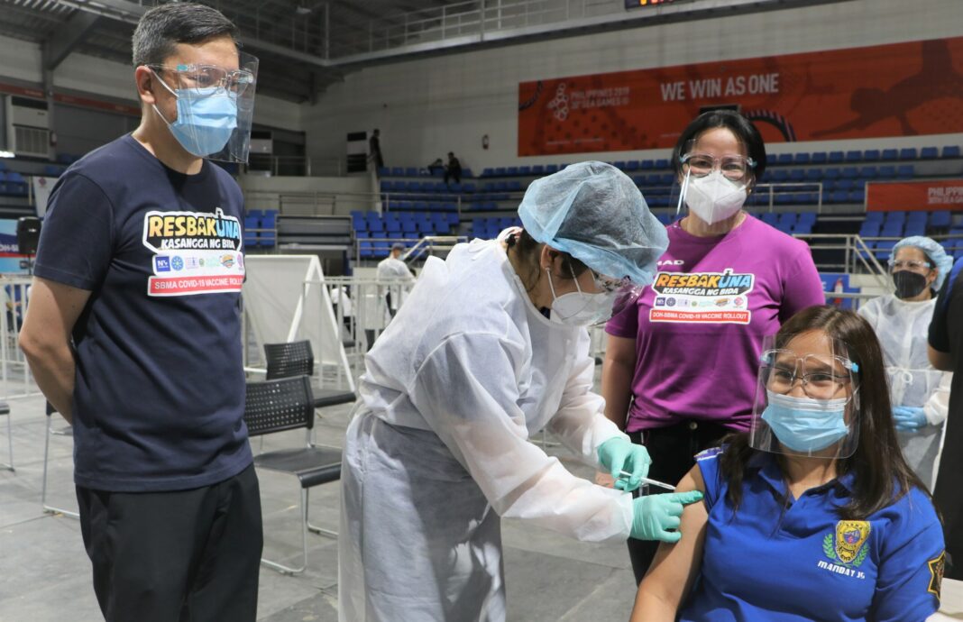 SBMA starts Covid vaccine rollout for priority groups
