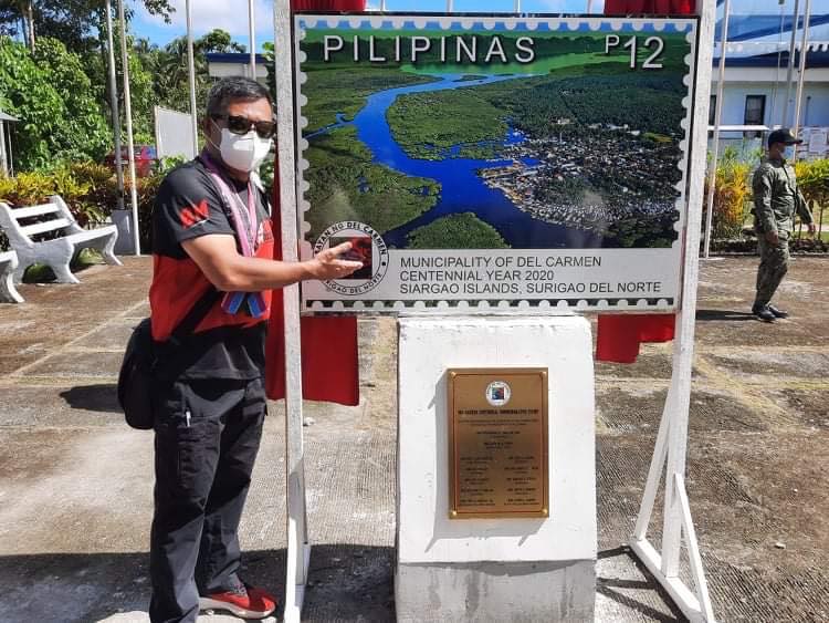 july 18 DXKS news-PINAKAUNA NA COMMEMORATIVE STAMP SA TIBOOK PROBINSYA NAN SURIGAO DEL NORTE