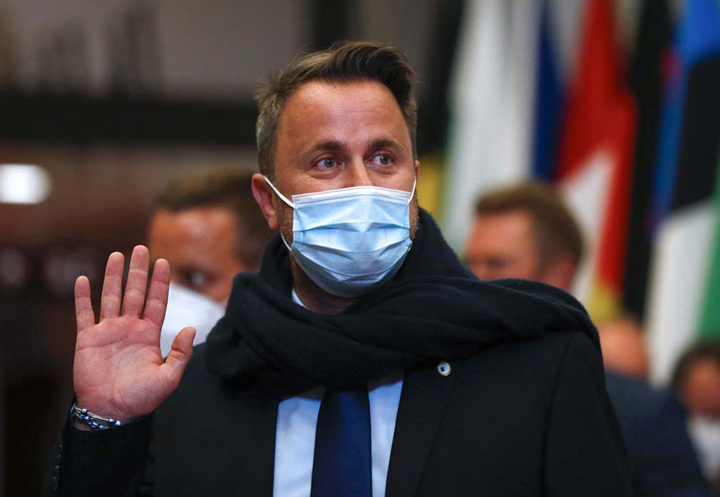 Luxembourg prime minister hospitalized after positive test