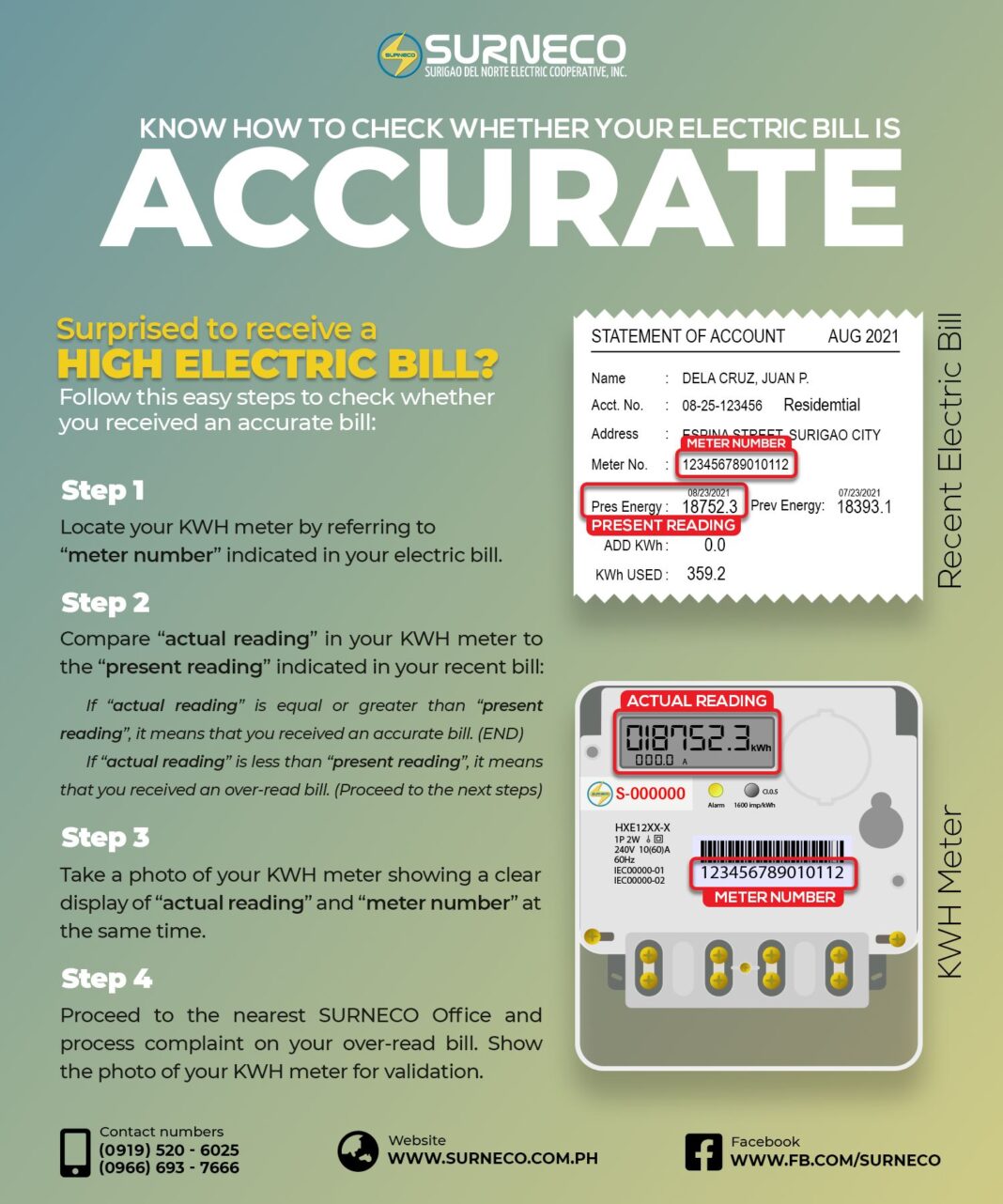 Aug 30 DXKS news-KNOW HOW TO CHECK WHETHER YOUR ELECTRIC BILL IS ACCURATE