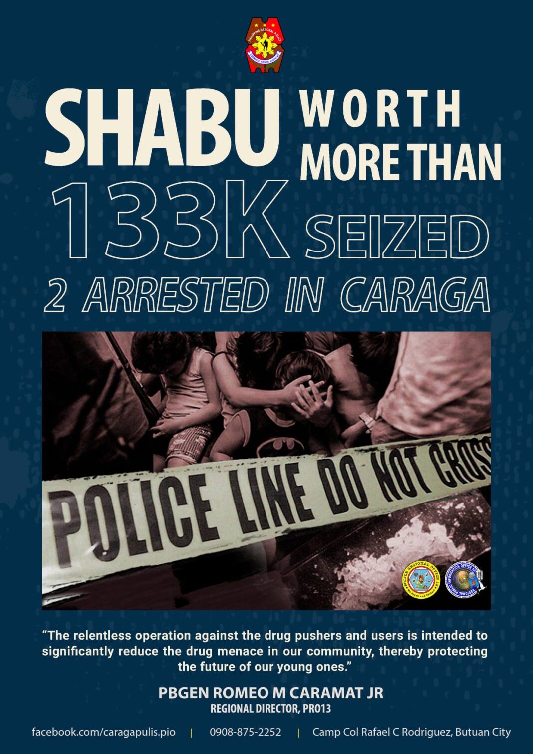 Sept 8 DXKS news-Shabu worth more than 133K seized; 2 arrested in Caraga