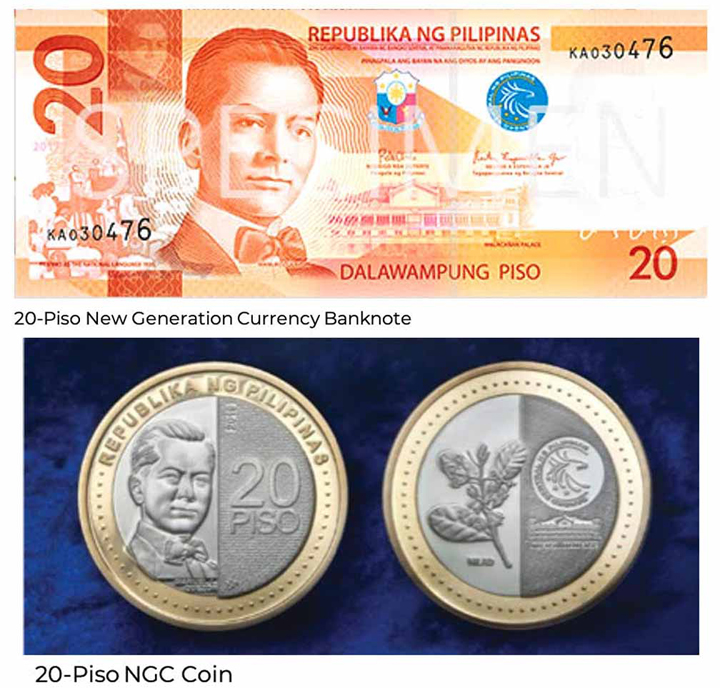BSP assures ₧20 banknote remains legal tender