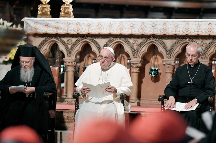 Pope, patriarch and Canterbury abbot issue joint climate appeal