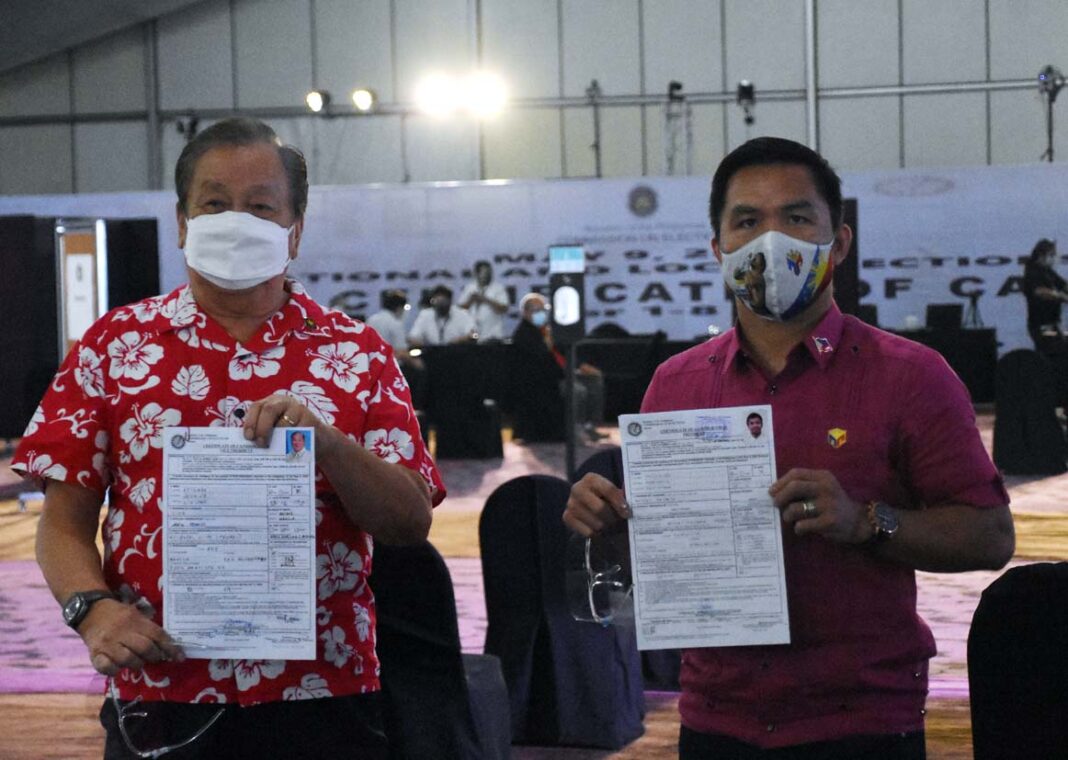 Peaceful first day of COC filing; Pacquiao, Atienza seek top posts