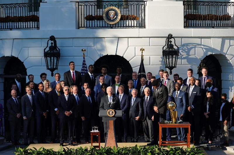 Biden hails NBA’s Bucks for championship and activism