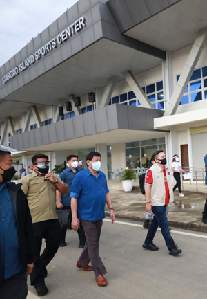 PRRD, Go inaugurate brand-new Siargao sports, tourism complex
