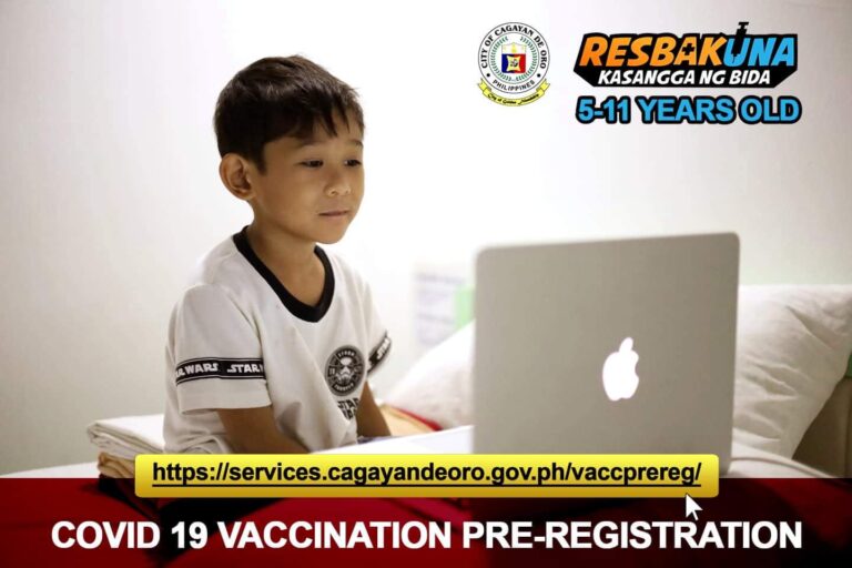 Cagayan de Oro: Dul-an 10K sa 5-11 pedia age group nagparehistro na sa vaccine rollout