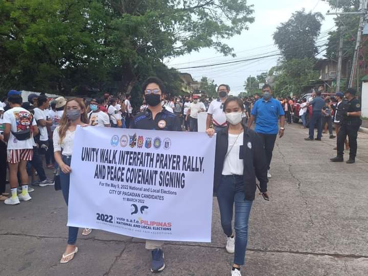 Pagadian: Advocating peaceful and orderly elections: 53IB participates in unity walks, interfaith prayer rallies, peace covenant signing activities