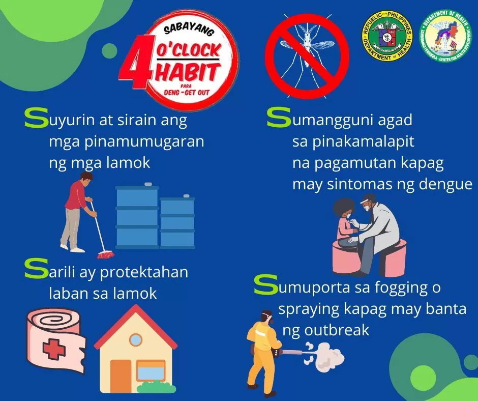 Public reminded to do 4 o'clock habit versus dengue