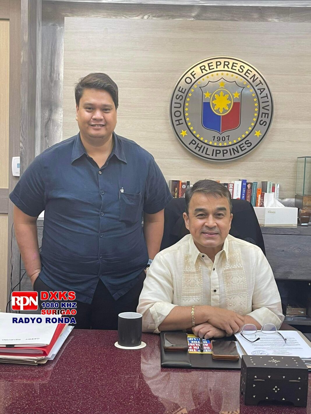 Aug 23 DXKS news-MAYOR PAUL DUMLAO OPISYAL NGA NAG-COURTESY CALL KAY CONGRESSMAN ROBERT ACE S. BARBERS