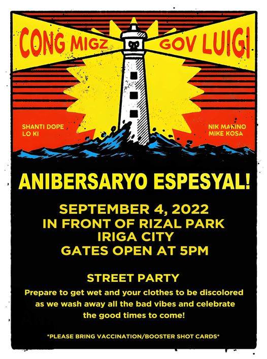 Anibersaryo Espesyal Street Party-Iriga city