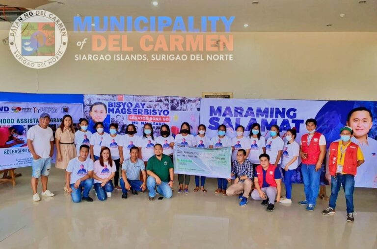 Surigao: 15 LAG beneficiaries from Del Carmen received ₱15,000 per family for a total amount of ₱225,000
