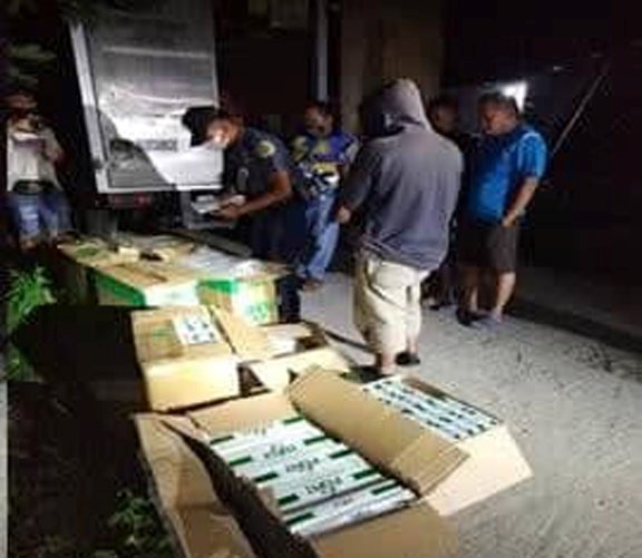 confiscated contraband- Zambo del Sur