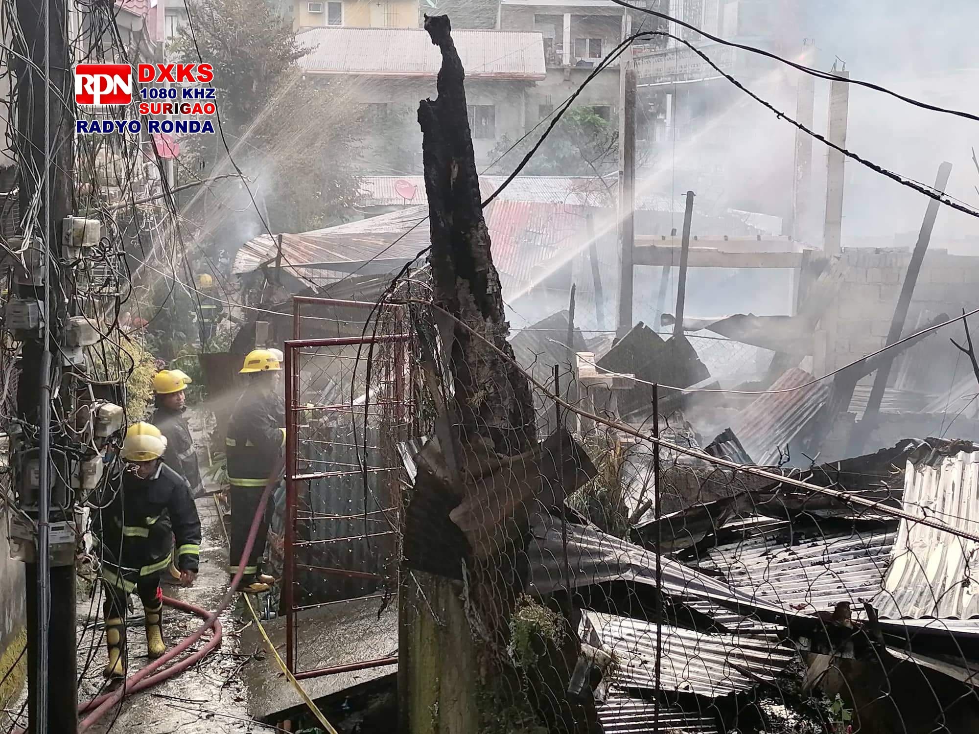Surigao: Walo ka bayay ugdaw, isa partially burned sa nahitabong sunog ...