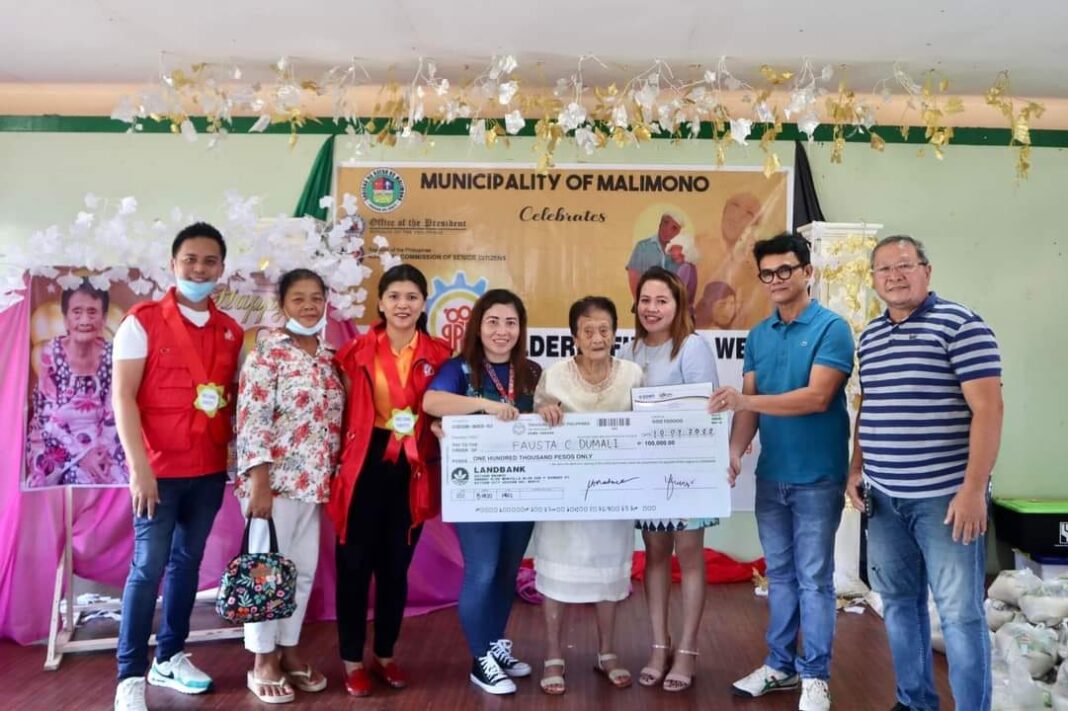 oct. 19 DXKS news-CONGRATULATIONS AND MABUHAY CENTENARIAN FAUSTA DUMALI OF MALIMONO, SURIGAO DEL NORTE1