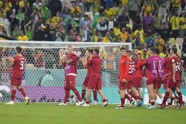 Serbia charged over locker room Kosovo flag at World Cup