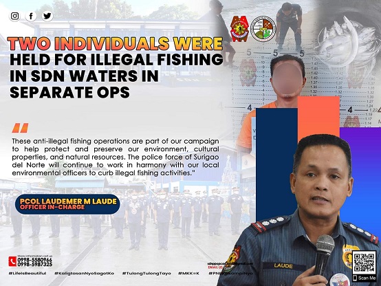 Dec 22 DXKS news-Two individuals were held for Illegal Fishing in SDN waters in separate ops