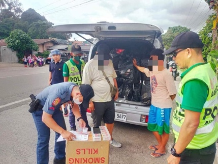 Smuggled nga sigarilyo Sikop