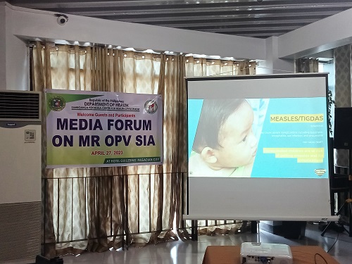 Forum for Measles awareness and vaccination-Pagadian city