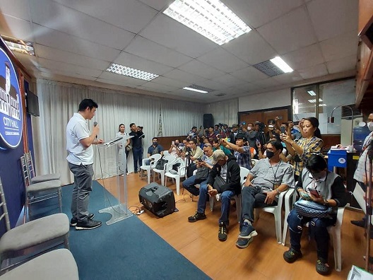 press briefing-Mayor Dalipe