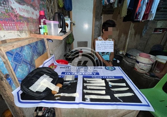 search warrant-drug suspect-arrested-Digos city