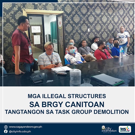 TGD MEETING FOR CANITOAN ILLEGAL STRUCTURES