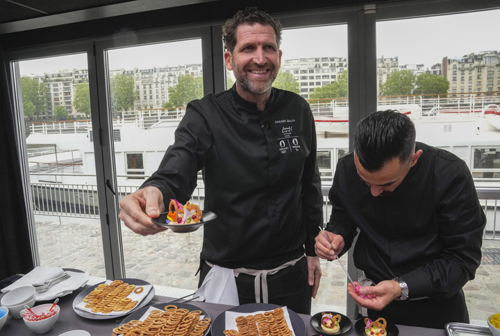 Baguettes but no wine: Olympians to eat gourmet
