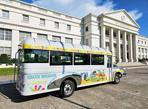 Chinese made e-jeepney arrives in Bacolod