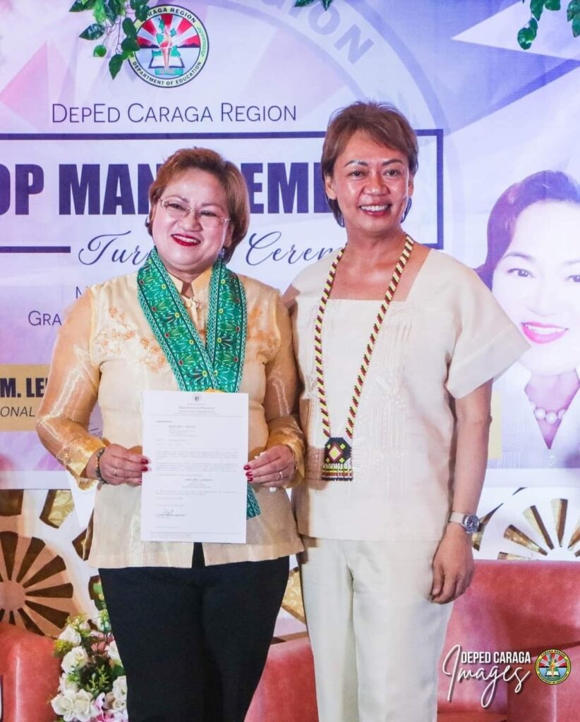 Dr. Maria Ines  C. Asuncion as the New Regional Director of DepEd Caraga