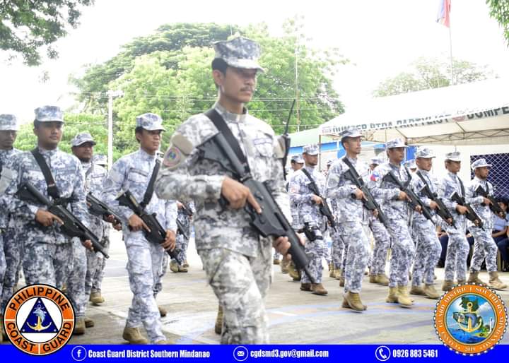 General Santos: 53 ka personahi sa Coast Guard District Southern Mindanao malampuson nga nahuman sa pag bansay