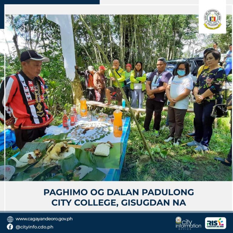 Cagayan de Oro: Paghimo og dalan padulong City College, gisugdan na