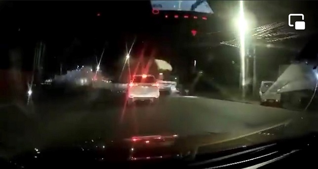 road accident in Davao city caught on dashcam