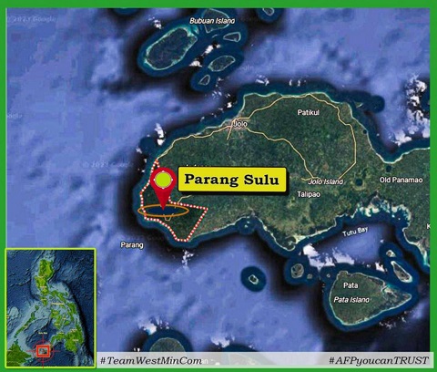 ASG group and military combat in Parang Sulu
