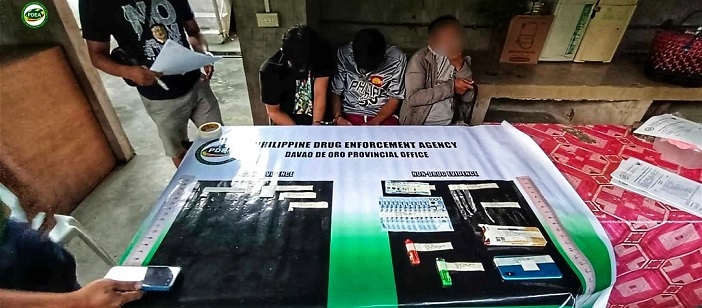 drug den raid in Mabini, Davao de Oro