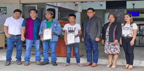 good samaritans honored by provincial government of Ifugao