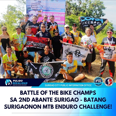 Mga Surigaonon, daog sa Enduro Challenge sa Brgy. Cagniog