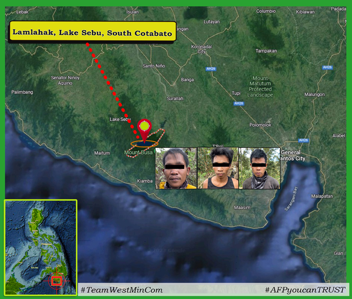 Zamboanga: Soldao ya captura 3 rebelde NPA