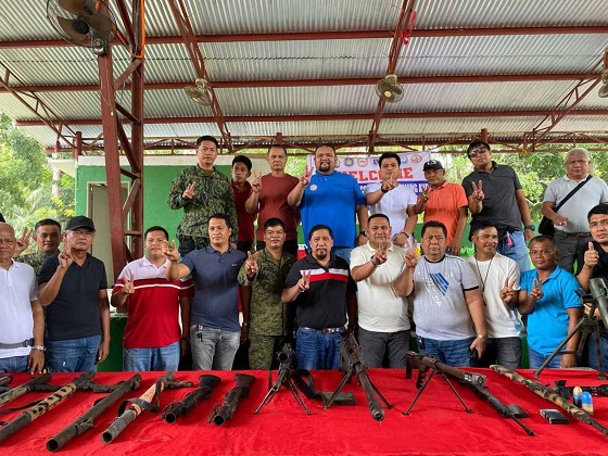 13 unlicensed firearms surrendered voluntarily