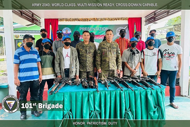 14 former ASG members surrendered
