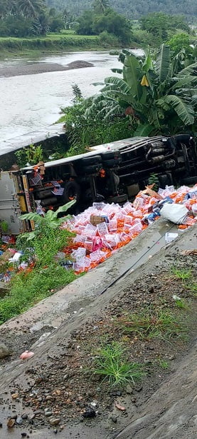 wing van fall on a ledge