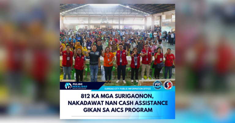 Financial Assistance para sa mga Surigaonon gipang apod-apod