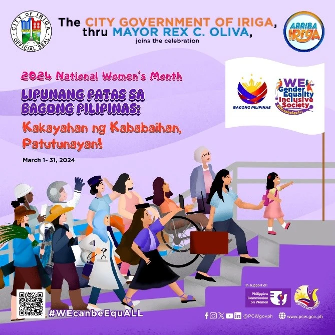 City Government of Iriga joins 2024 National Women’s Month Celebration this March