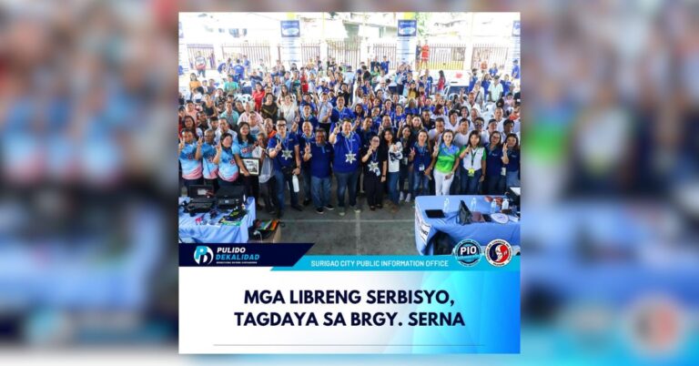 Surigao: People’s Day sa Brgy. Serna gidagsa sa mga Barangayanon