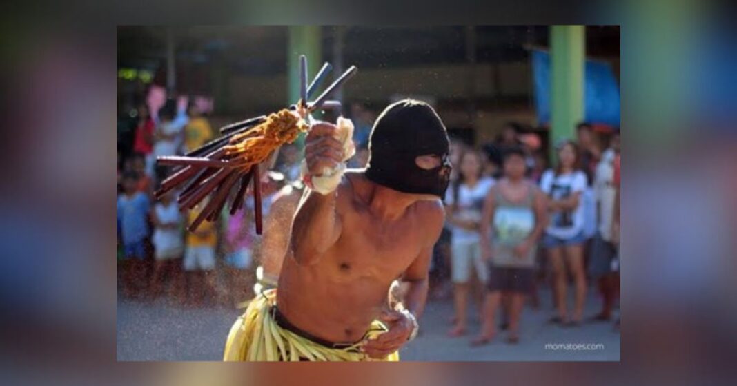 individual doing penitence during Holy Week