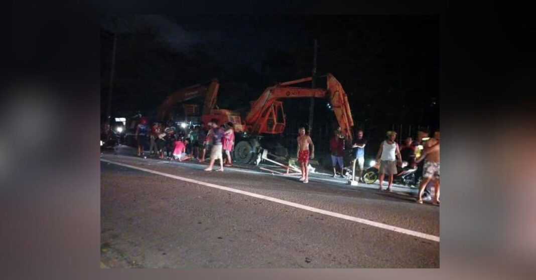 road accident in Sicayab